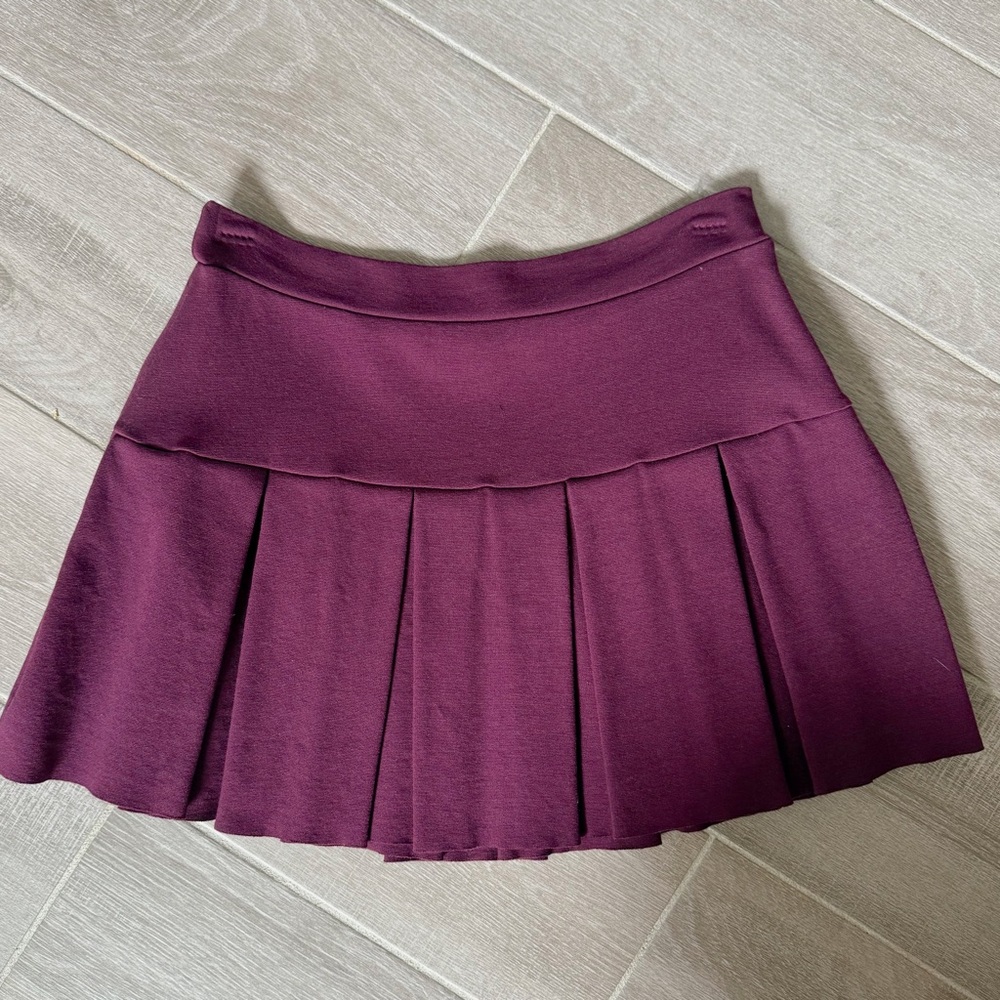 Blue Blush Purple Mini Skater Skirt